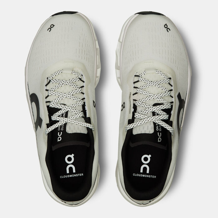 On Women's Cloudmonster 2 Running Shoes White On Women's Cloudmonster 2 Running Shoes White image number 4