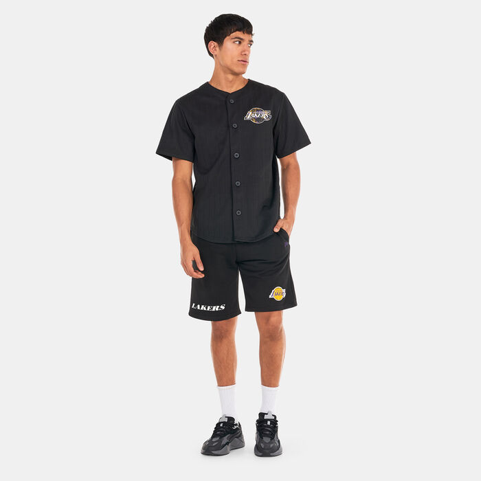 New Era LA Lakers Team Logo Jersey Black New Era LA Lakers Team Logo Jersey Black image number 4