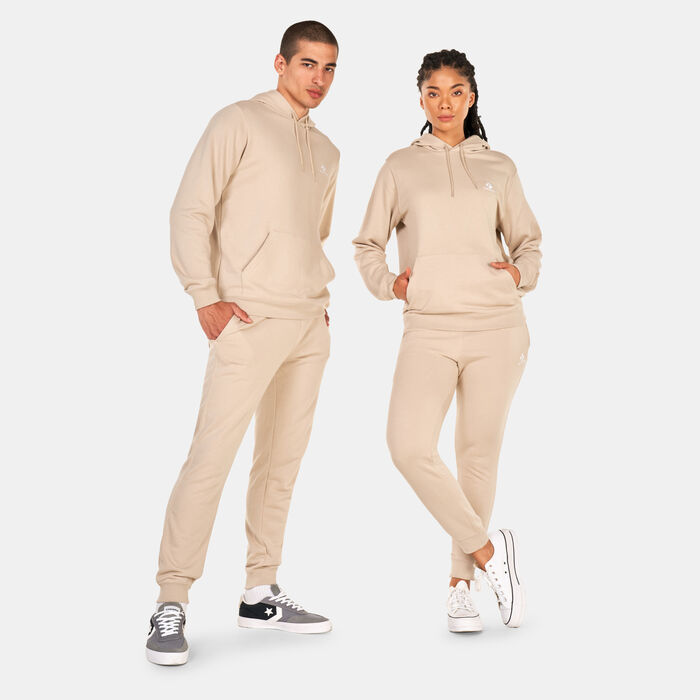 Converse Go-To Embroidered Star Chevron Pullover Hoodie Beige image number 2