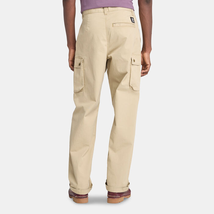 Timberland Men's Brookline Twill Cargo Pants Green Timberland Men's Brookline Twill Cargo Pants Green image number 1