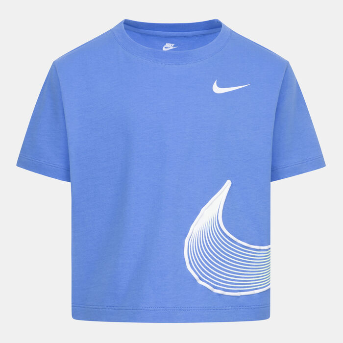 Nike Kids' Swoosh Motion T-Shirt Blue Nike Kids' Swoosh Motion T-Shirt Blue image number 0