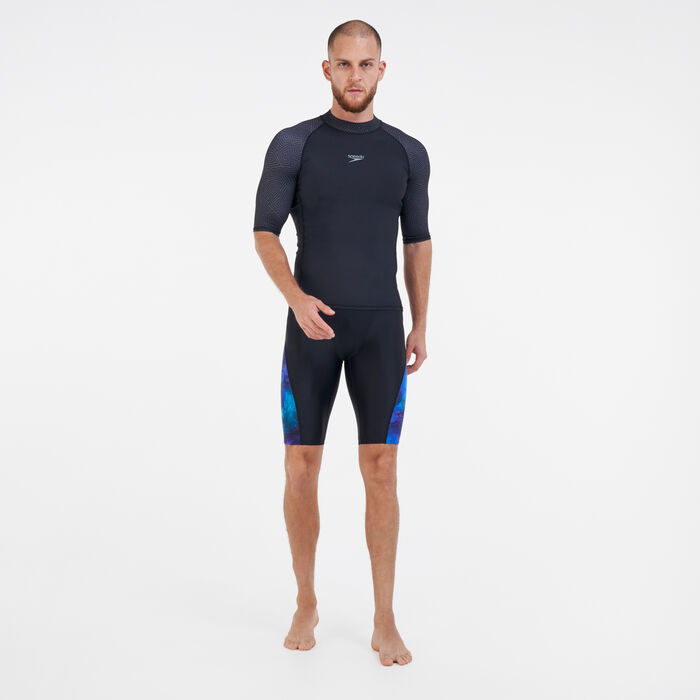 Speedo Men's Pulse Rashguard Black Speedo Men's Pulse Rashguard Black image number 2