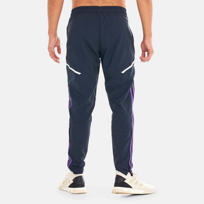 adidas Men's Real Madrid Condivo 22 Presentation Pants Blue adidas Men's Real Madrid Condivo 22 Presentation Pants Blue image number 1