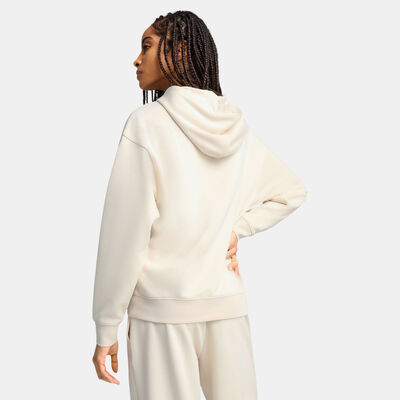 PUMA Women's Essential Script Comfort Hoodie Beige PUMA Women's Essential Script Comfort Hoodie Beige