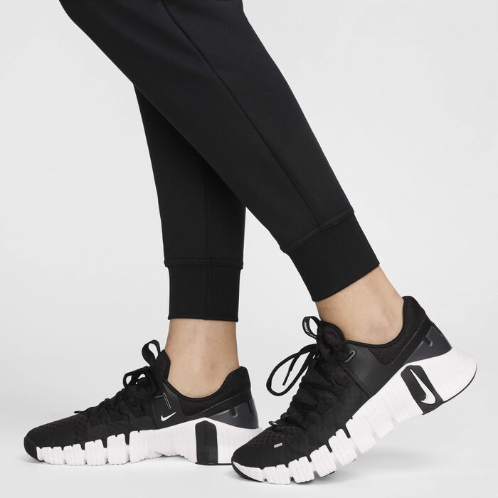 Nike Women's Therma-FIT One High-Waisted 7/8 Trousers Black Nike Women's Therma-FIT One High-Waisted 7/8 Trousers Black image number 4