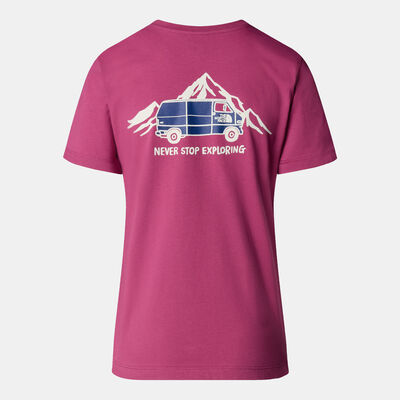 The North Face Women's Graphic T-Shirt Purple The North Face Women's Graphic T-Shirt Purple