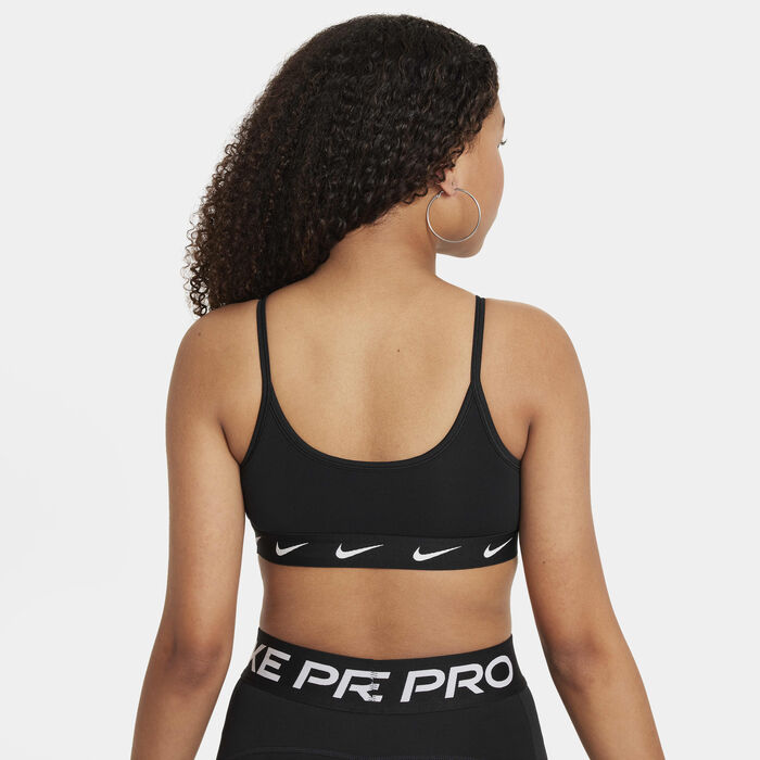 Nike Girls' One Sports Bra Black Nike Girls' One Sports Bra Black image number 1