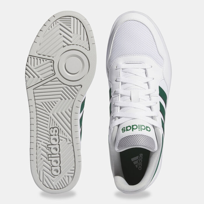 adidas Men's Hoops 3.0 Summer Basketball Shoes White adidas Men's Hoops 3.0 Summer Basketball Shoes White image number 4