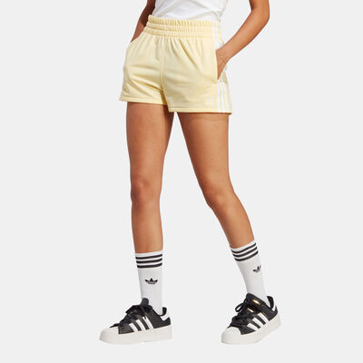 adidas Originals Women's 3-Stripes Shorts yellow adidas Originals Women's 3-Stripes Shorts yellow