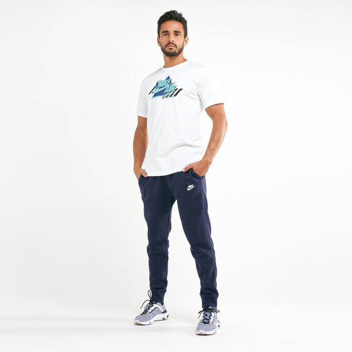 Nike Men's Sportswear Club Fleece Joggers Blue Nike Men's Sportswear Club Fleece Joggers Blue image number 2