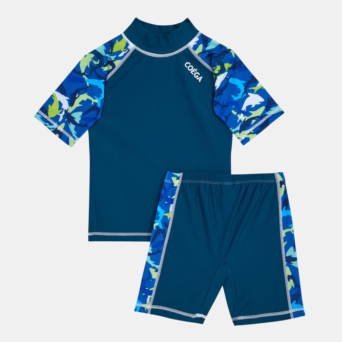 COEGA Kids' Two-Piece Swimsuit Green COEGA Kids' Two-Piece Swimsuit Green image number 0