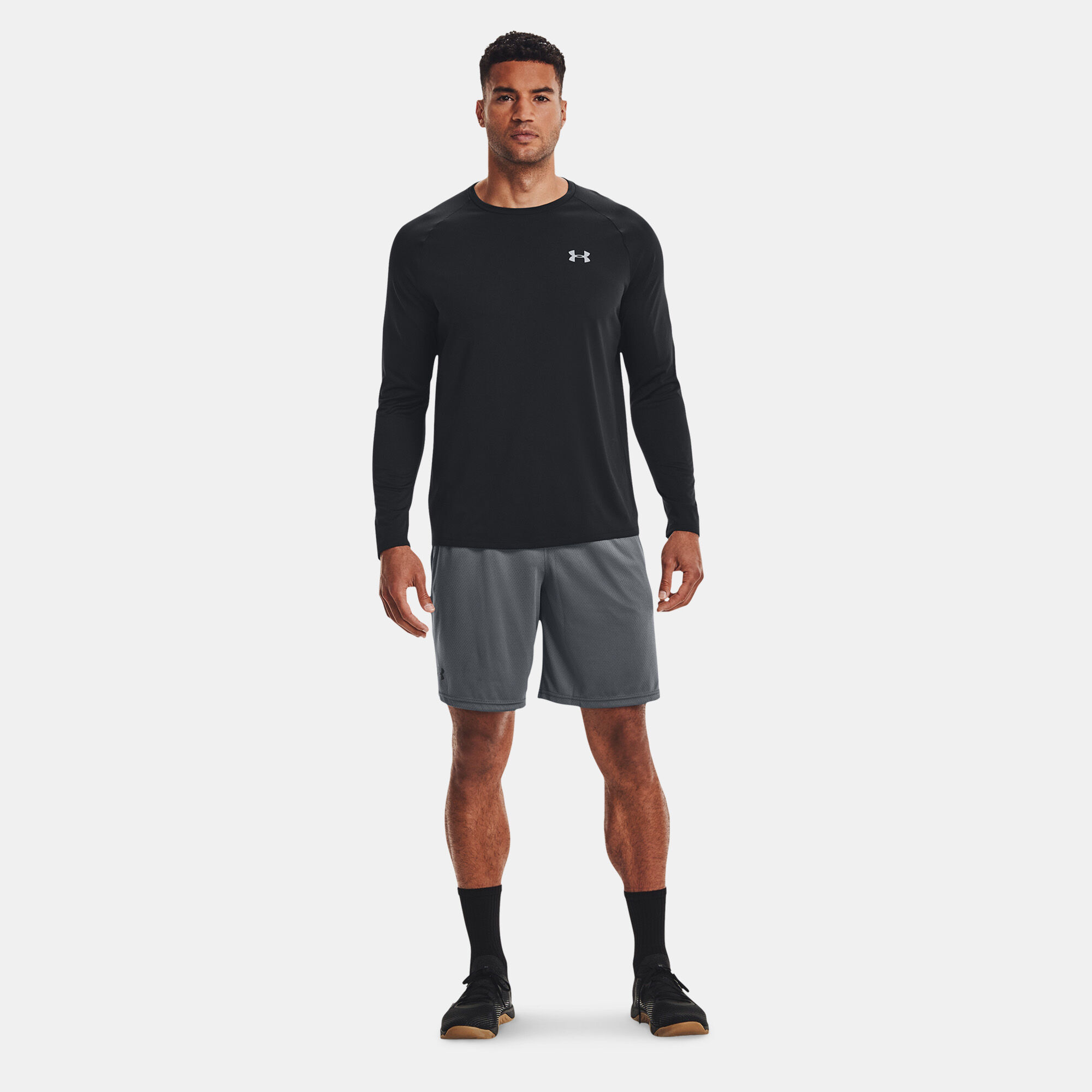 Men s Tech Mesh Shorts Grey Under Armour in KSA SSS