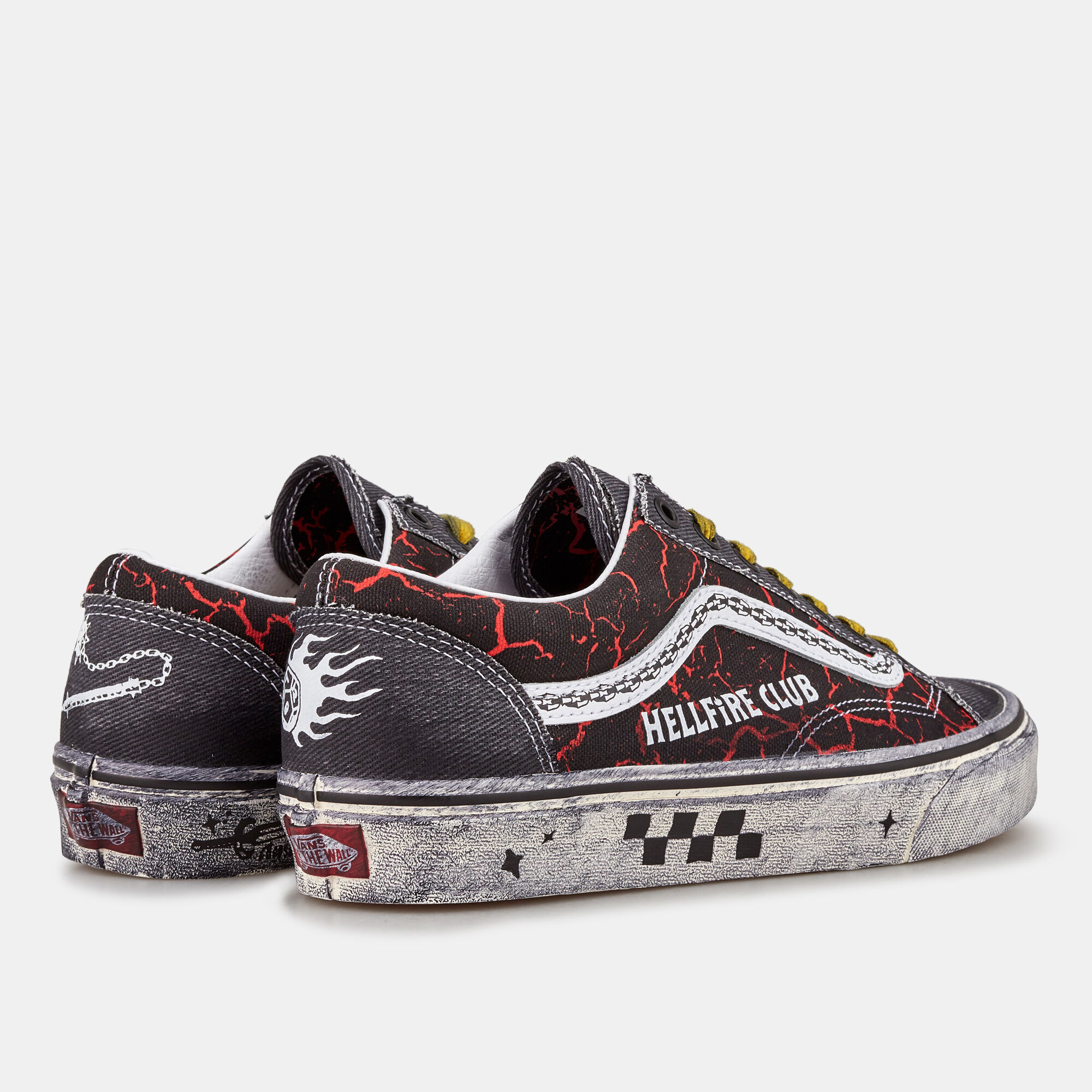VansStranger Things Style 36 Unisex Shoe Black in KSA -SSS