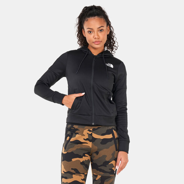 The North Face Women's Reaxion Full Zip Hoodie Red The North Face Women's Reaxion Full Zip Hoodie Red image number 0