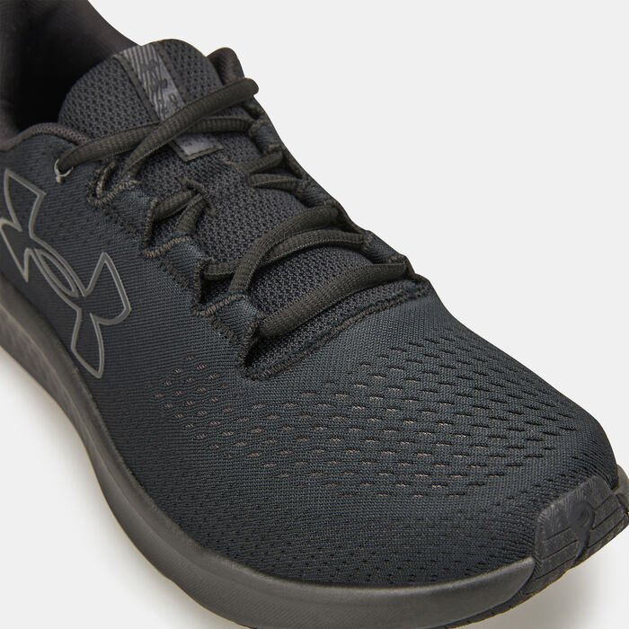Under Armour Men's Charged Pursuit 3 Big Logo Running Shoes Black Under Armour Men's Charged Pursuit 3 Big Logo Running Shoes Black image number 5
