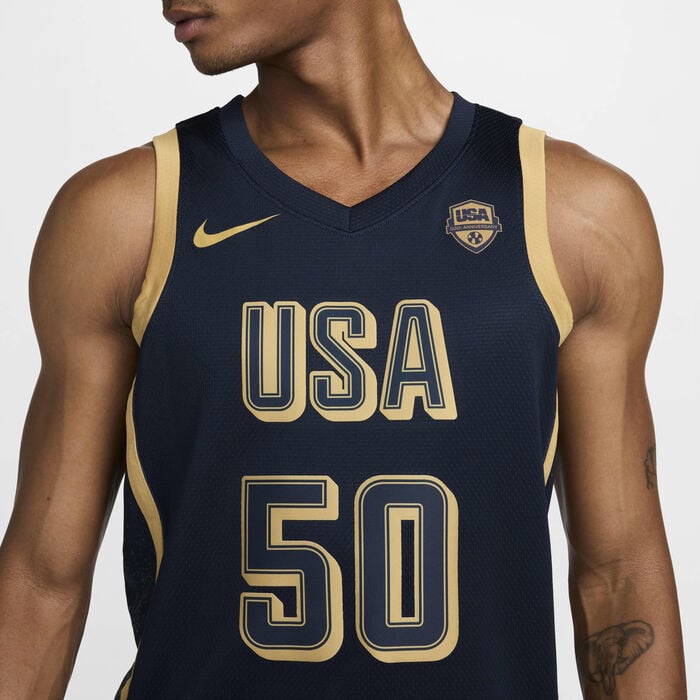 Nike Men's USAB Limited Basketball Replica Jersey Blue Nike Men's USAB Limited Basketball Replica Jersey Blue image number 3