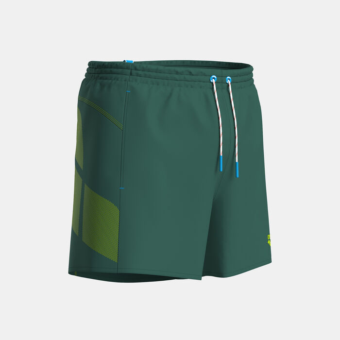 Arena Men's Losange Swimming Shorts Green Arena Men's Losange Swimming Shorts Green image number 2
