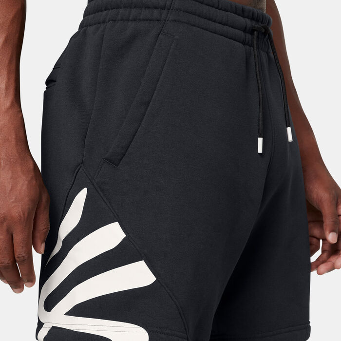 Under Armour Men's Curry Splash Fleece Shorts Black Under Armour Men's Curry Splash Fleece Shorts Black image number 3