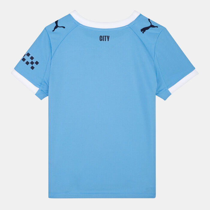 PUMA Kids' Manchester City 25/26 Home Replica Football Jersey Blue PUMA Kids' Manchester City 25/26 Home Replica Football Jersey Blue image number 5
