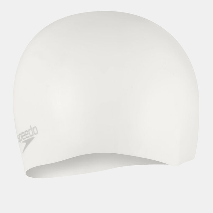 Speedo Moulded Swimming Cap White image number 1