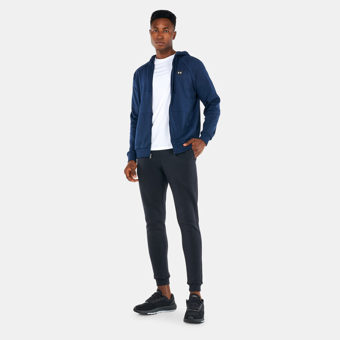 Under Armour Men's Rival Fleece Hoodie Blue Under Armour Men's Rival Fleece Hoodie Blue image number 2