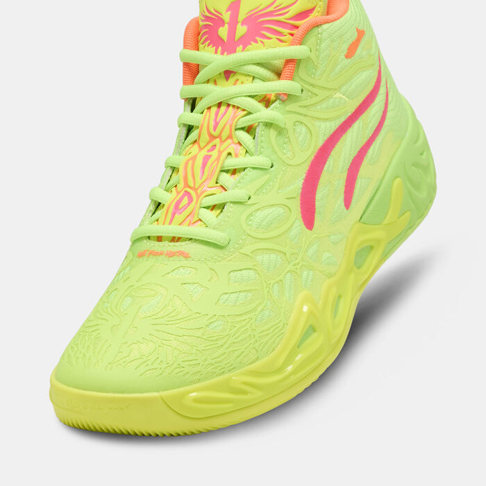 PUMA Men's MB.04 Gem Basketball Shoes Green PUMA Men's MB.04 Gem Basketball Shoes Green image number 4