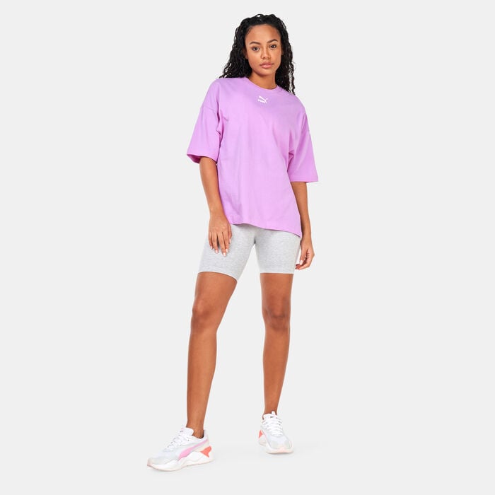 PUMA Women’s Classics Short Leggings Grey PUMA Women’s Classics Short Leggings Grey image number 2