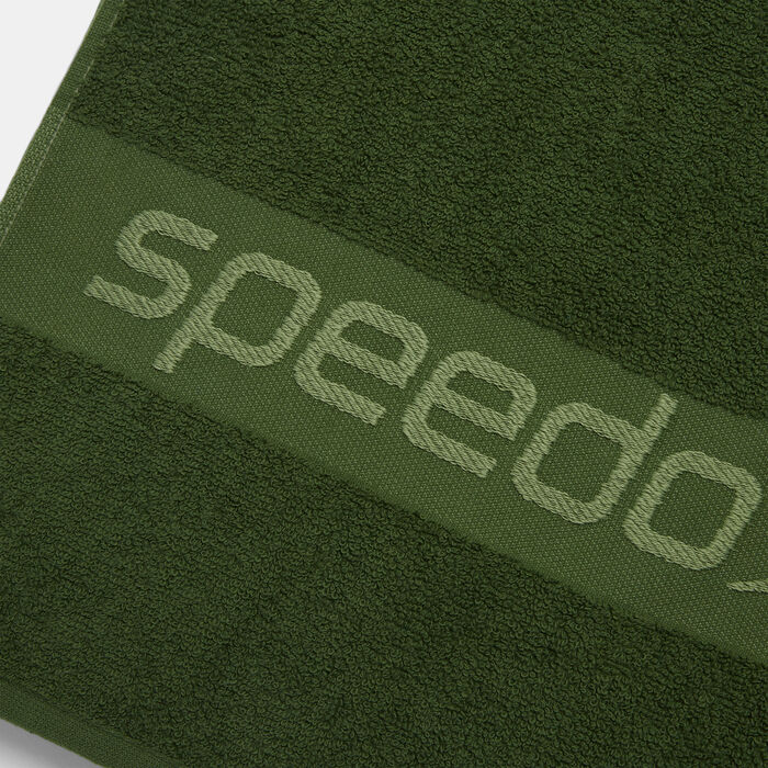 Speedo Speedo Border Towel Green Speedo Speedo Border Towel Green image number 2