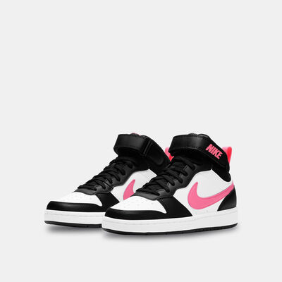 Nike Kids' Court Borough Mid 2 Shoes White Nike Kids' Court Borough Mid 2 Shoes White
