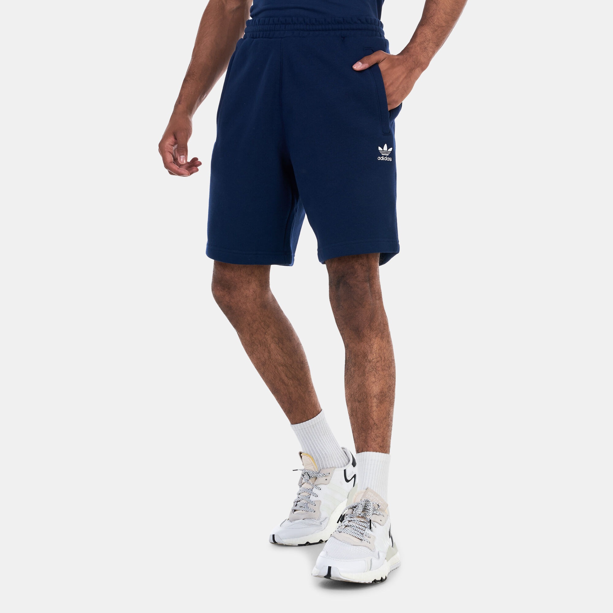Adidas originals hotsell shorts navy