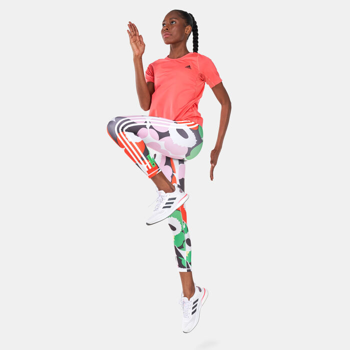 adidas Women's x Marimekko Training Leggings Multi-Color adidas Women's x Marimekko Training Leggings Multi-Color image number 2