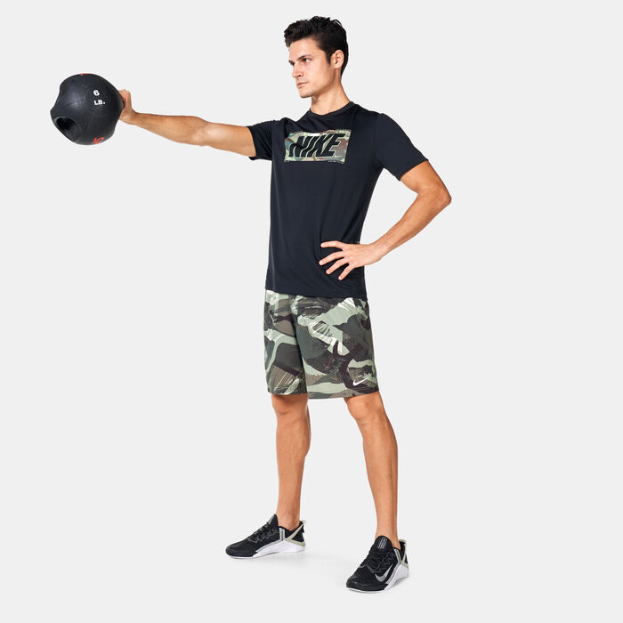 Nike Men's Form Dri-FIT Training Shorts Green Nike Men's Form Dri-FIT Training Shorts Green image number 2