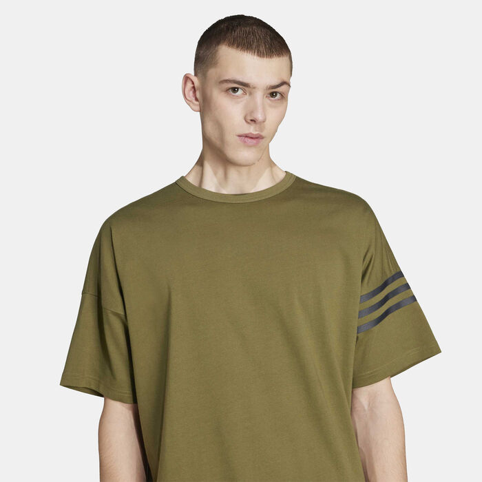 adidas Originals Men's Neuclassics T-Shirt Green image number 3