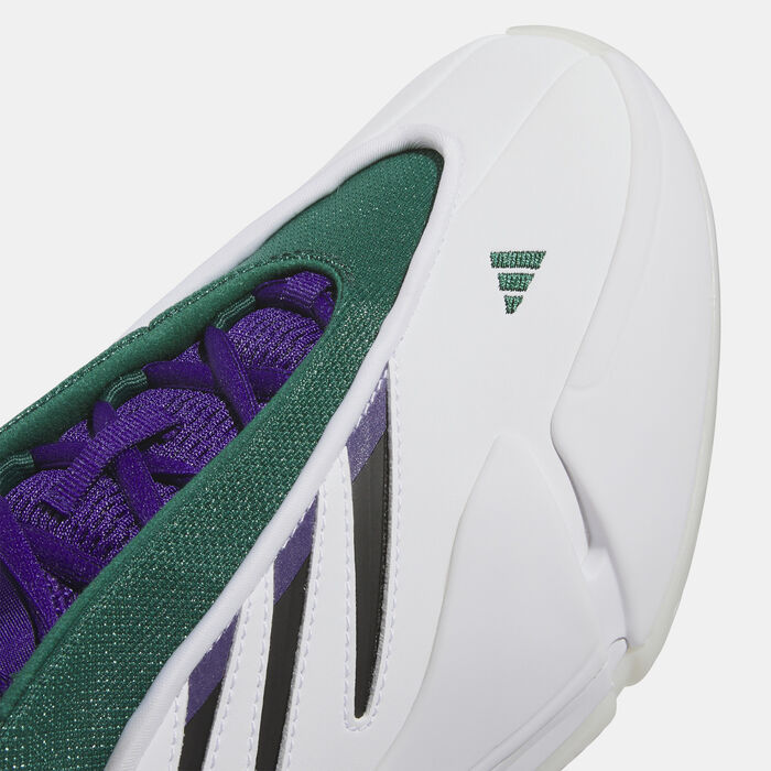 adidas Men's Dame 9 Low Basketball Shoes White adidas Men's Dame 9 Low Basketball Shoes White image number 4