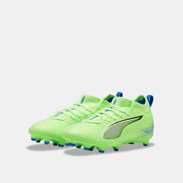 PUMA Kids' ULTRA 5 MATCH Firm Ground/Artificial Ground Football Shoes White PUMA Kids' ULTRA 5 MATCH Firm Ground/Artificial Ground Football Shoes White image number 1