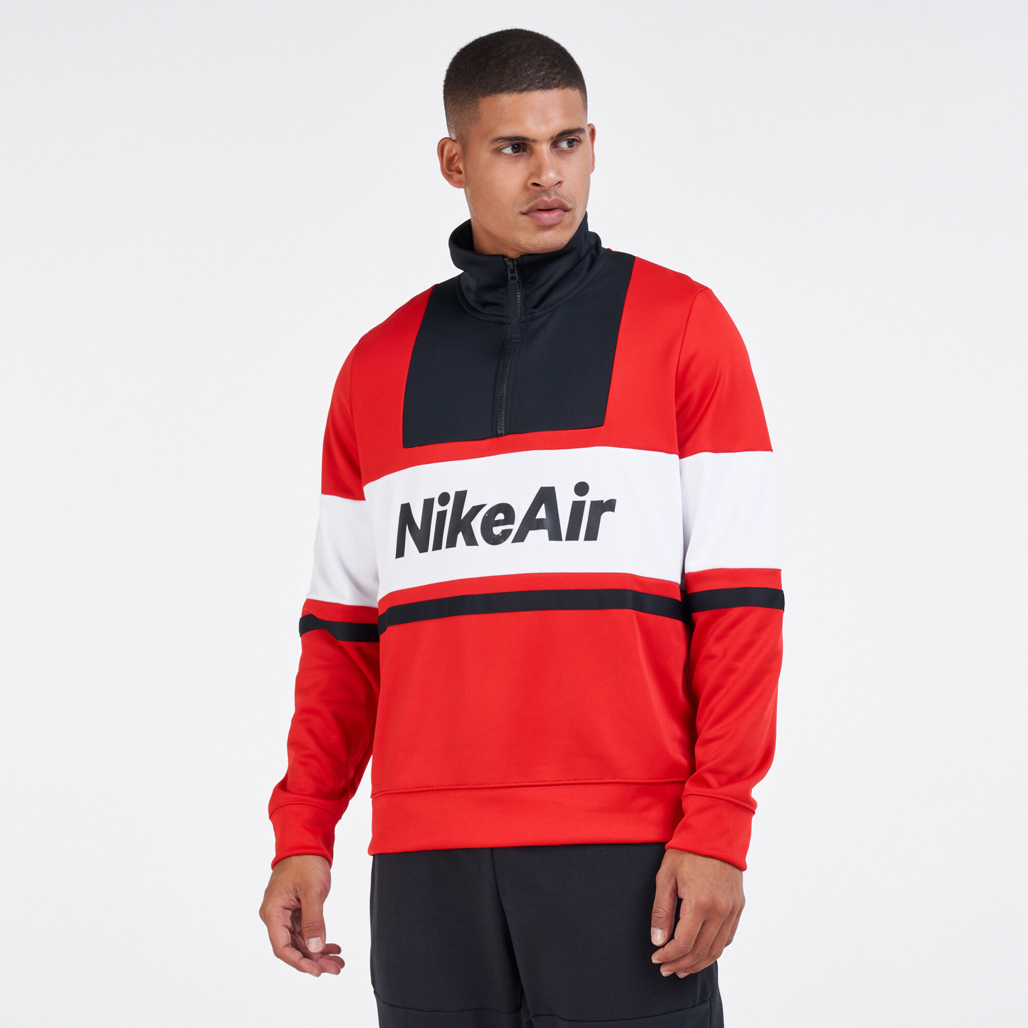 Nike air half zip jacket red store