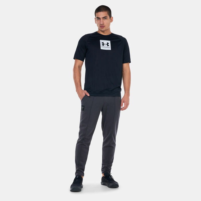 Under Armour Men's Project Rock Gym Training Track Pants Grey Under Armour Men's Project Rock Gym Training Track Pants Grey image number 2
