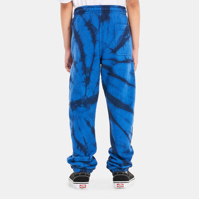 Vans Kids' Tie Dye Fleece Pants (Older Kids) Blue
