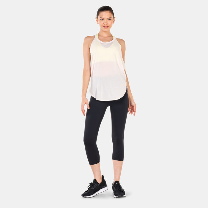prAna Women's Lunar Glow Tank Top White prAna Women's Lunar Glow Tank Top White image number 2