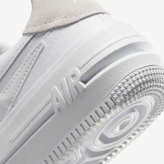 Nike Women's Air Force 1 Low PLT.AF.ORM Shoes White Nike Women's Air Force 1 Low PLT.AF.ORM Shoes White image number 7
