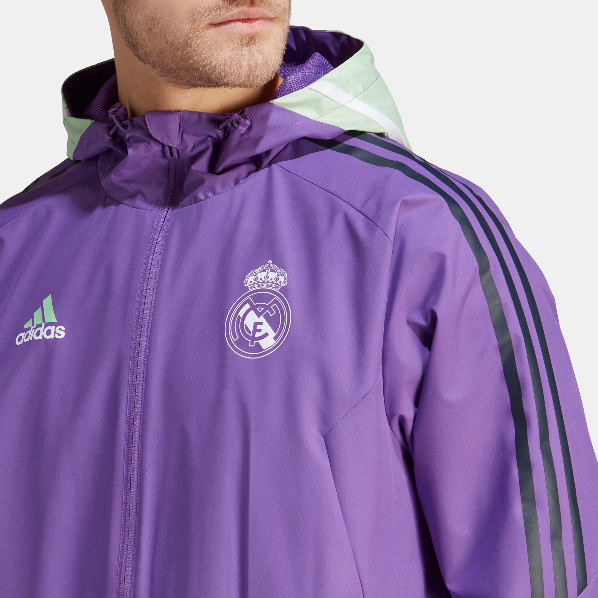 Real madrid sales rain jacket