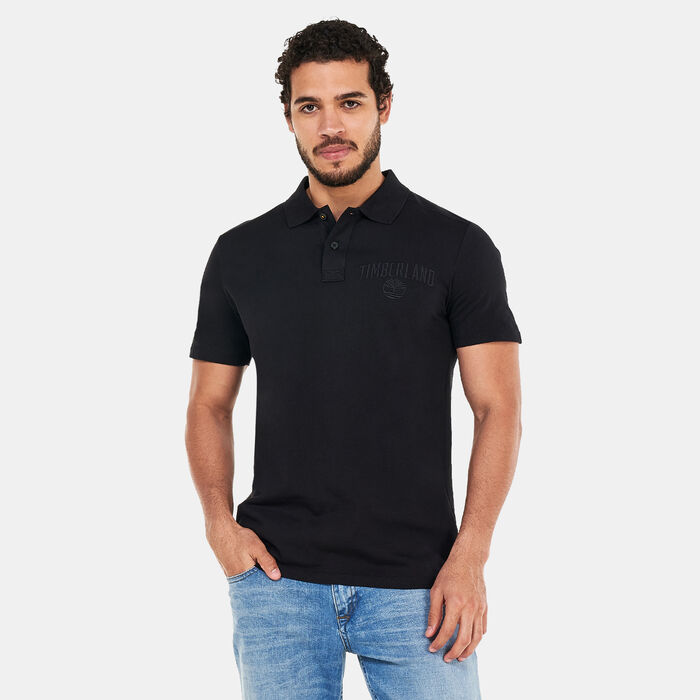 Timberland Men's Outdoor Heritage EK+ Polo Shirt Black Timberland Men's Outdoor Heritage EK+ Polo Shirt Black image number 0