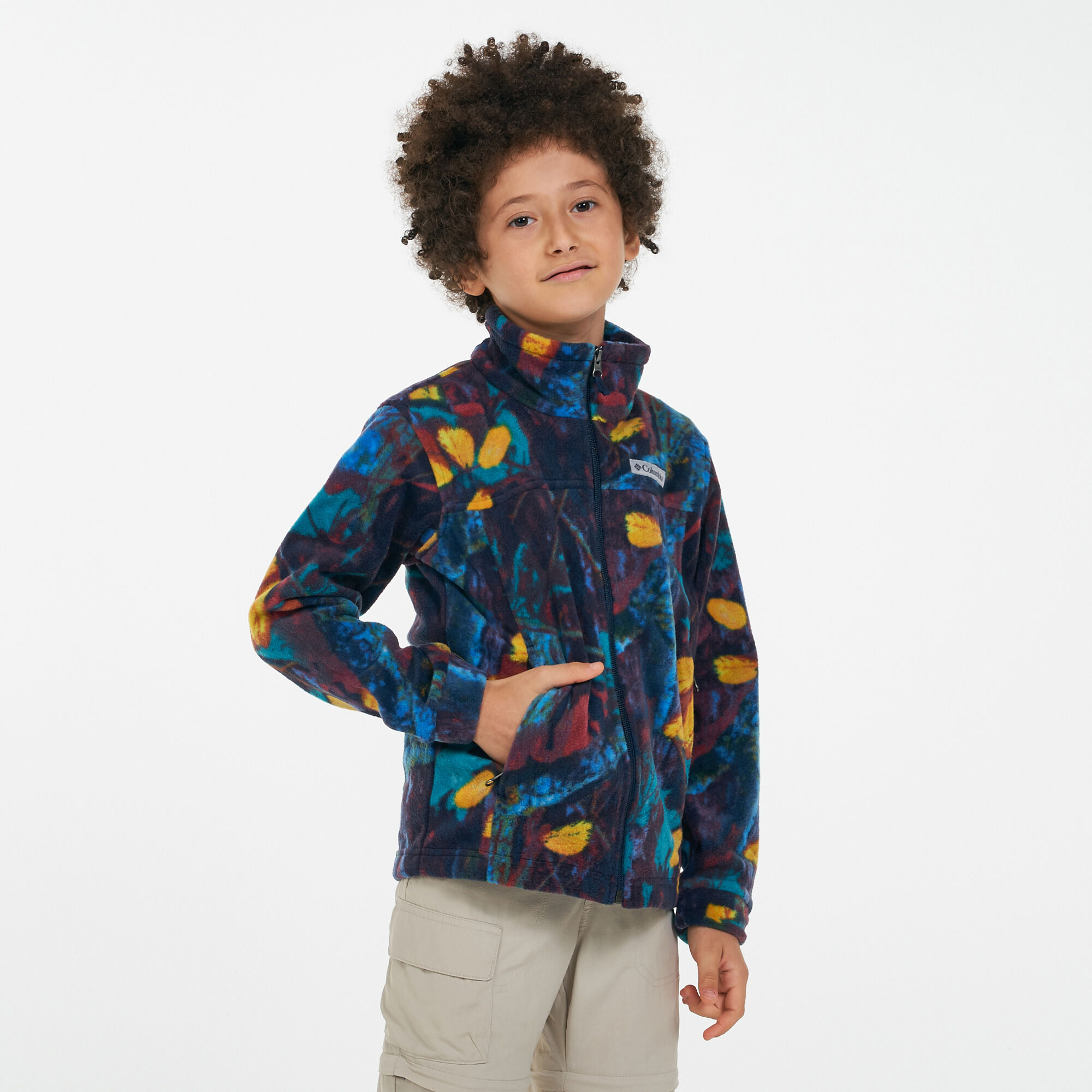 Boys' Zing™ III Printed Fleece Jacket