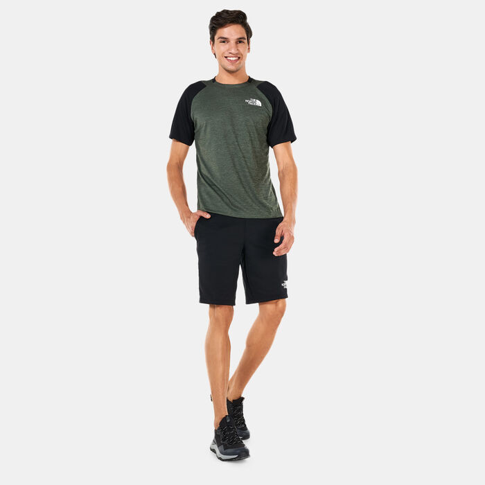 The North Face Men's Training Fleece Shorts Beige image number 2
