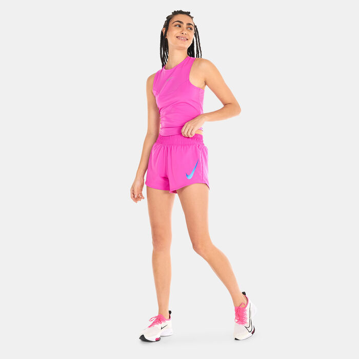 Nike Women's Swoosh Shorts Pink image number 2