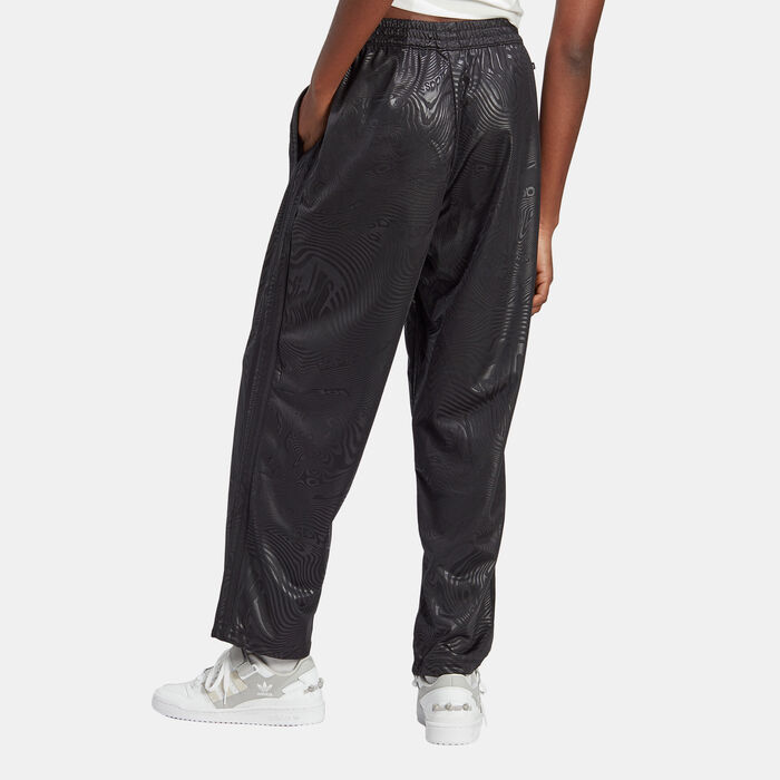 adidas Originals Women's Marble Print Firebird Track Pants Black adidas Originals Women's Marble Print Firebird Track Pants Black image number 1
