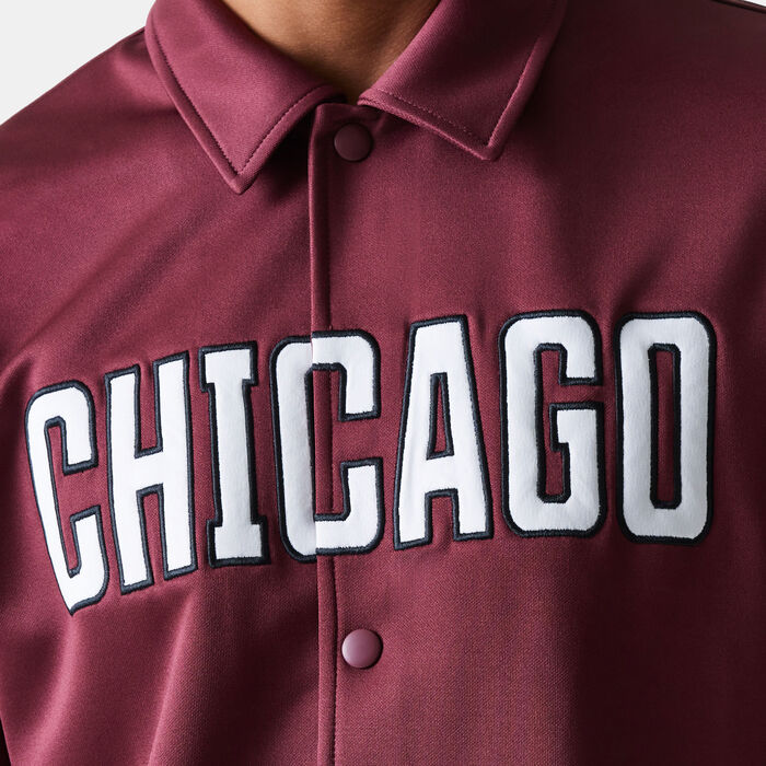 New Era Men's NBA Chicago Bulls Snap-Button Shirt Red New Era Men's NBA Chicago Bulls Snap-Button Shirt Red image number 3