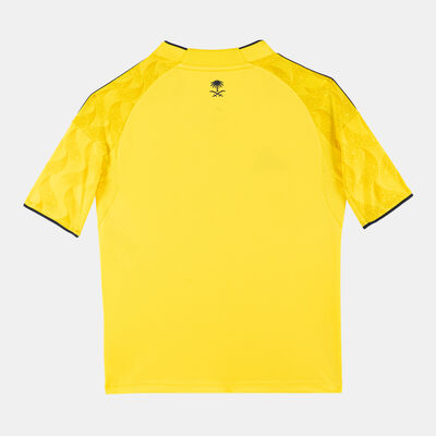 adidas Kids' Al Nassr 25/26 Home Replica Football Jersey yellow adidas Kids' Al Nassr 25/26 Home Replica Football Jersey yellow