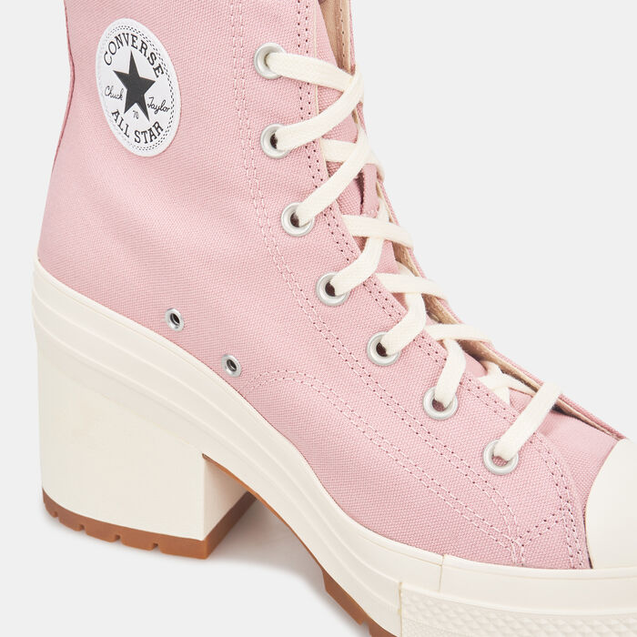 Converse Women's Chuck 70 De Luxe Heel Shoes Pink Converse Women's Chuck 70 De Luxe Heel Shoes Pink image number 4