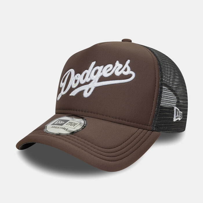 New Era Men's MLB Los Angeles Dodgers Trucker Cap Grey New Era Men's MLB Los Angeles Dodgers Trucker Cap Grey image number 1